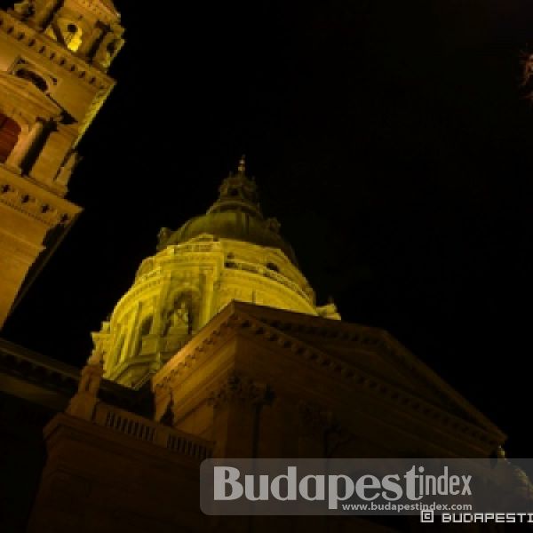 Budapest Night Basilica