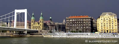 Budapest. Near Erzsébet Bridge Budapest. Near Erzsébet Bridge
