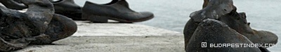 Budapest. Sights. Shoes on the Danube Promenade