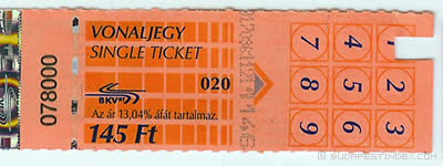 Budapest. Public Transport Tickets