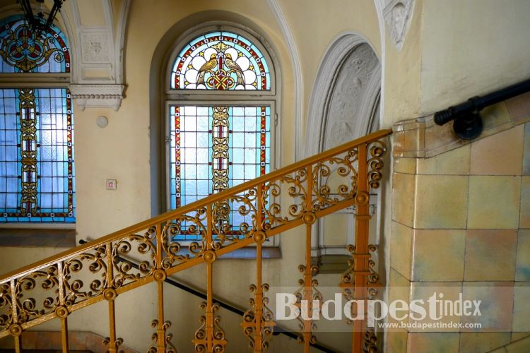 The staircase in apartments part.