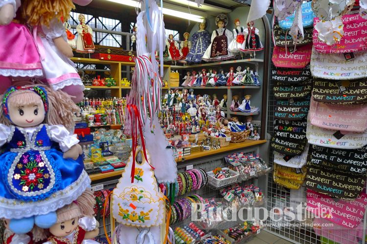 Market Hall can be a convenient spot for souvenir shopping. Budapest Souvenirs