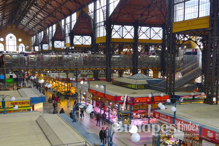 Váci street consists of two parts connected by an underpass. One part has the Great Market Hall at one of its ends, which is both a tourist attraction and a busy market place. Budapest Market Hall