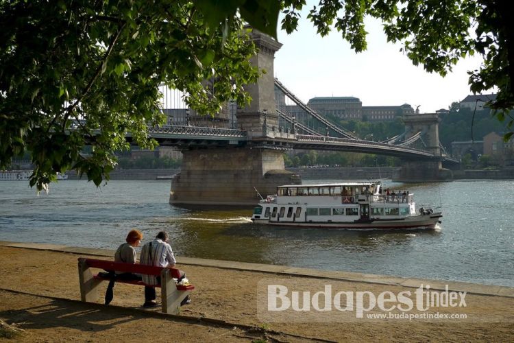 Benches by the Chain Bridge on the Pest side, located right on the river. The benches themselves date back to probably 70s, and not too comfortable for long seating, but the view is perfect. Here you have the castle, the bridges, the river and many boats. Not far from this spot is the <a href="http://www.budapestindex.com/going-out/attractions/sights/shoes-on-danube">Shoes on the Danube</a>, a memorial to the killed Budapest Jews. Chain Bridge, Budapest