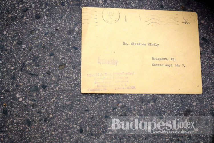 It is also about people and history. Next to this envelope was a typewritten thesis on fossils.
