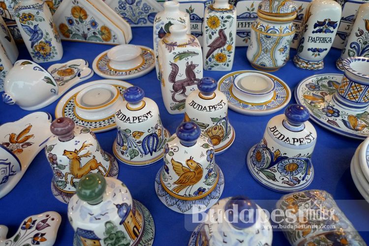 Christmas market in Budapest, souvenirs Christmas market in Budapest, souvenirs