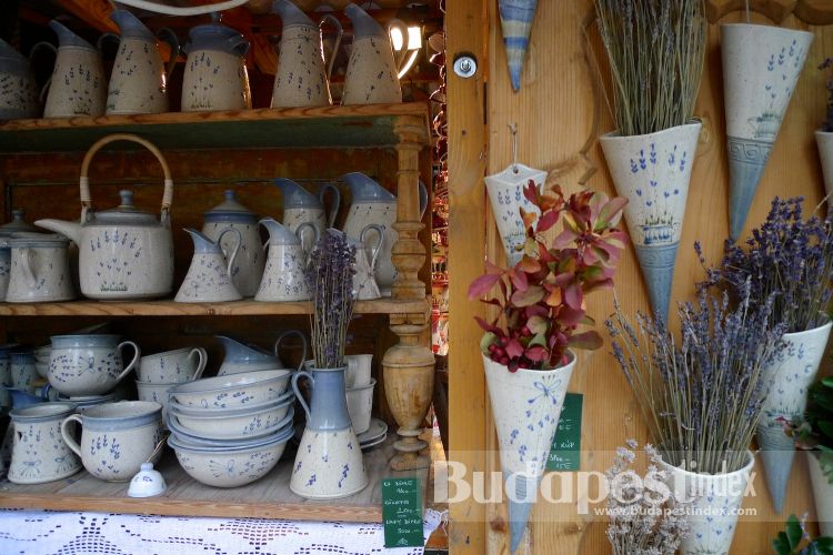 Winter holidays in Budapest Christmas market in Budapest, souvenirs