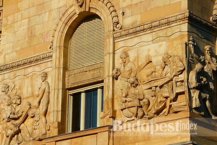 Hungarian National Bank, former Austro-Hungarian Bank was completed in just three years and opened in 1905.