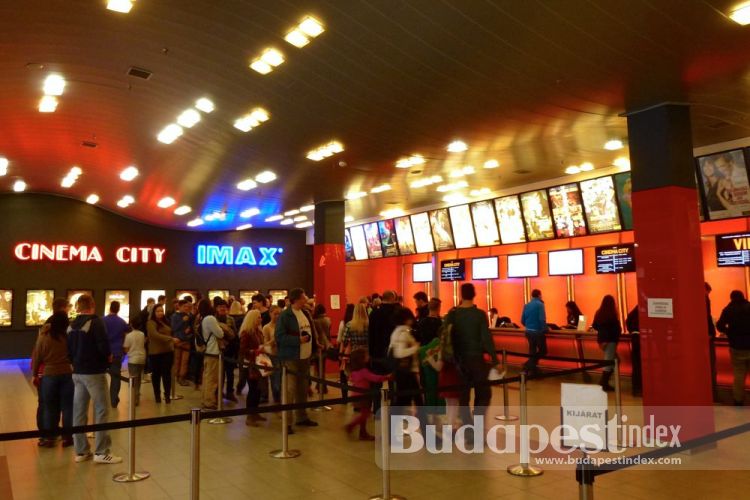 Cinema City in Arena Plaza, the biggest cinema and the biggest shopping mall in Budapest