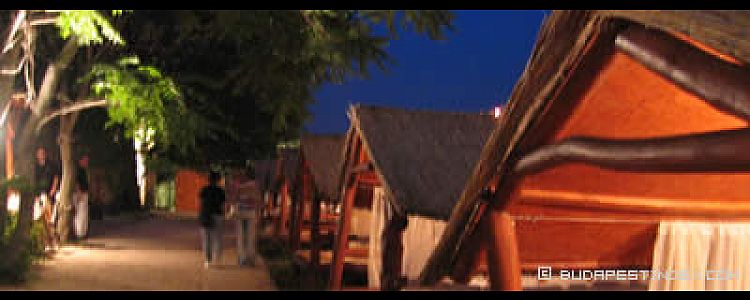 Budapest. Summer bars and cafes Budapest. Summer bars and cafes